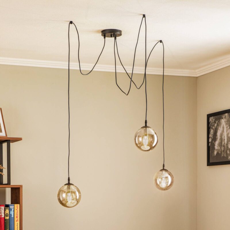 Levné svítidlo od značky EMIBIG LIGHTING černá/grafitová Práškově lakovaná ocel/sklo