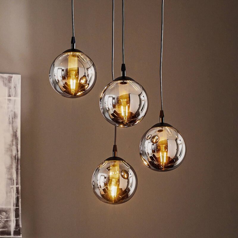 Levné svítidlo od značky EMIBIG LIGHTING černá/grafitová Práškově lakovaná ocel/sklo