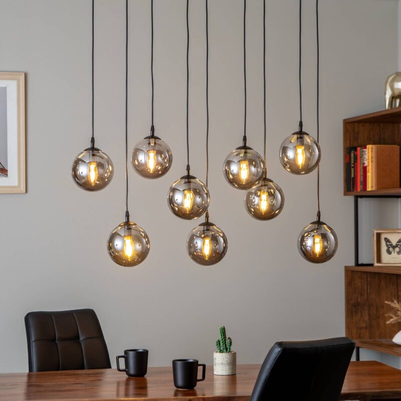 Levné svítidlo od značky EMIBIG LIGHTING černá/grafitová Kov/sklo