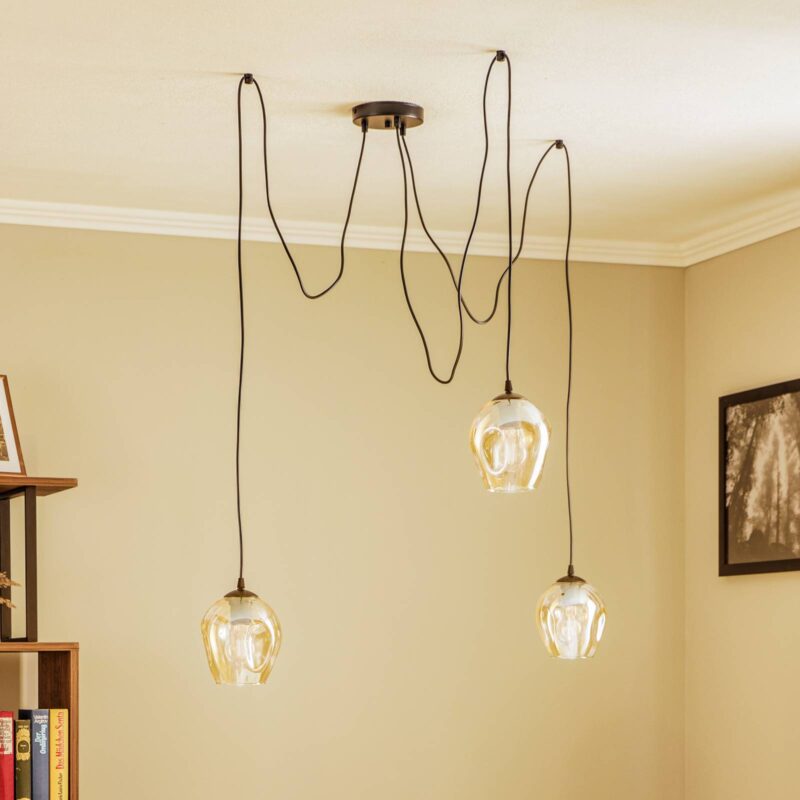 Levné svítidlo od značky EMIBIG LIGHTING amber Kov/sklo