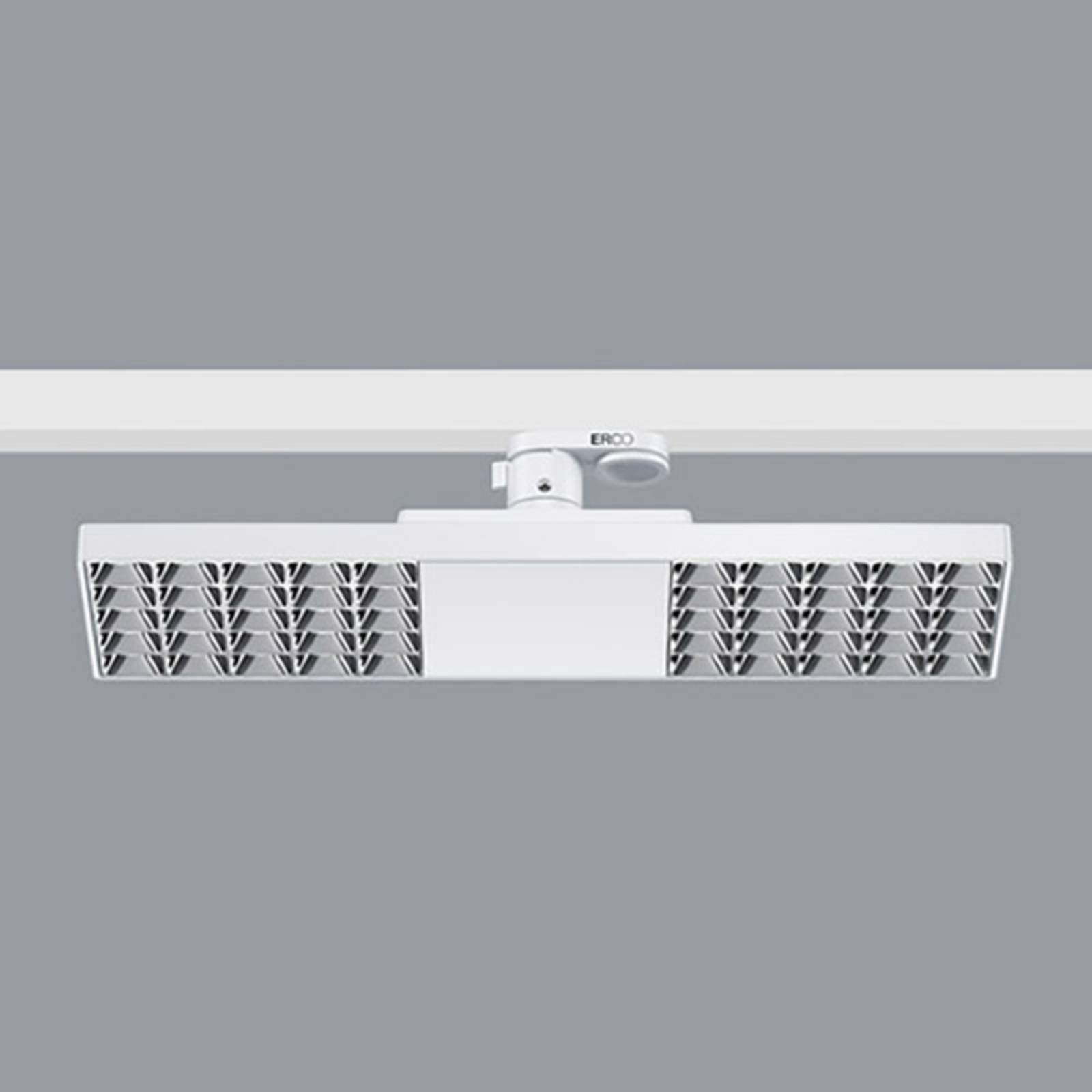 Levné světlo ERCO Jilly 230V 15W extra wide 830 bílá/stříbrná Levné svítidlo od značky ERCO bílá (RAL 9002)/stříbrná plast