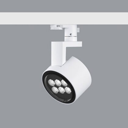 Levné svítidlo od značky ERCO bílá (RAL 9002) hliníkový odlitek/plast