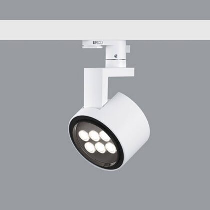 Levné svítidlo od značky ERCO bílá (RAL 9002) hliníkový odlitek/plast