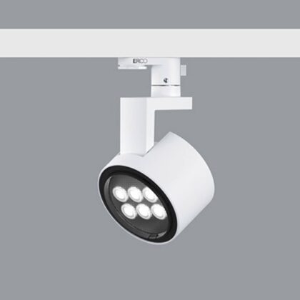 Levné svítidlo od značky ERCO bílá (RAL 9002) hliníkový odlitek/plast