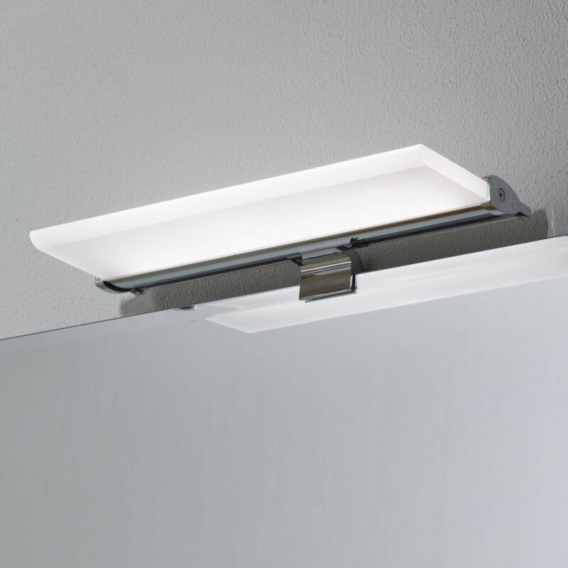 Levné svítidlo od značky Ebir chrom/opálová hliník/plast