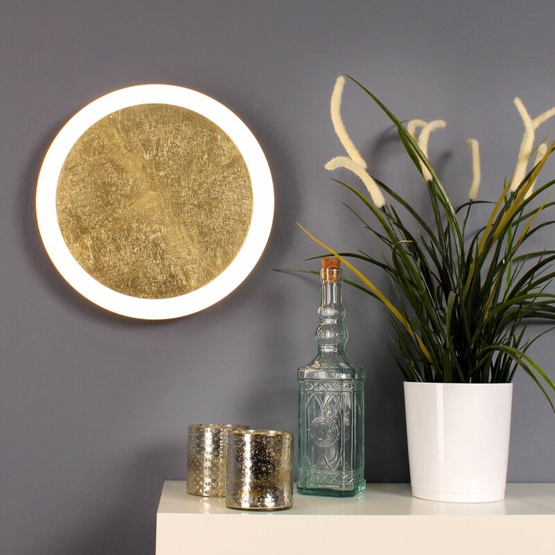 Levné svítidlo od značky Eco-Light zlatá/bílá kov