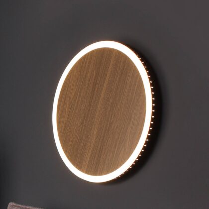 Levné svítidlo od značky Eco-Light Tmavé dřevo Hliník