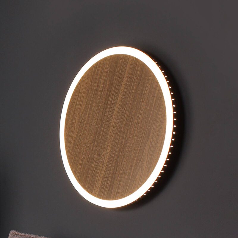 Levné svítidlo od značky Eco-Light Tmavé dřevo Hliník