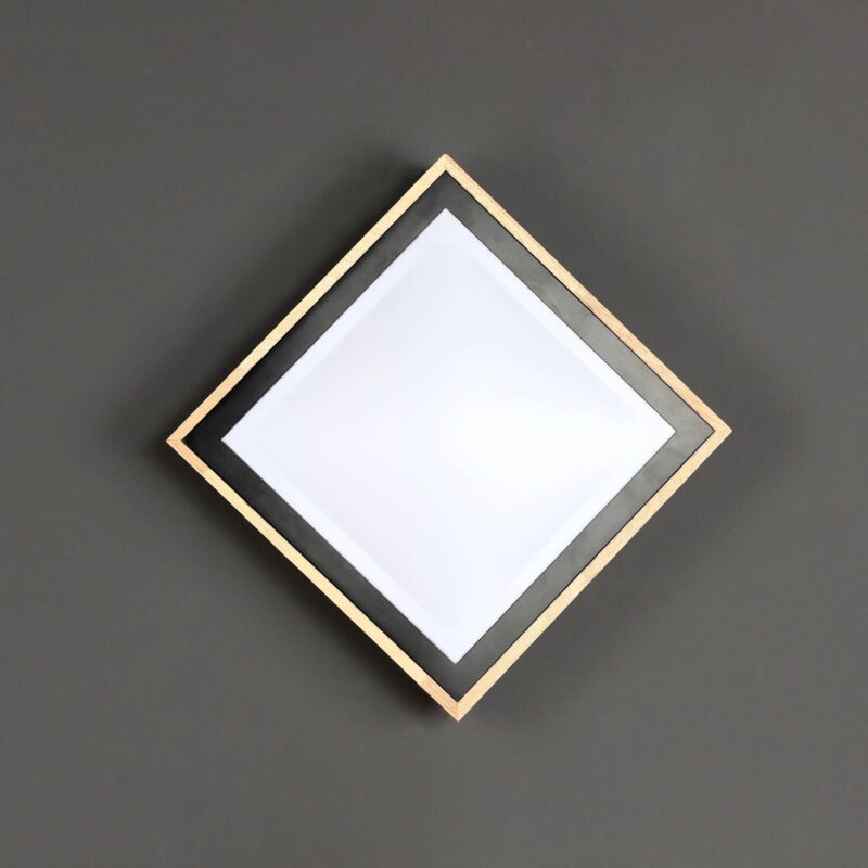 Levné svítidlo od značky Eco-Light světlé dřevo/bílá/černá kov/plast