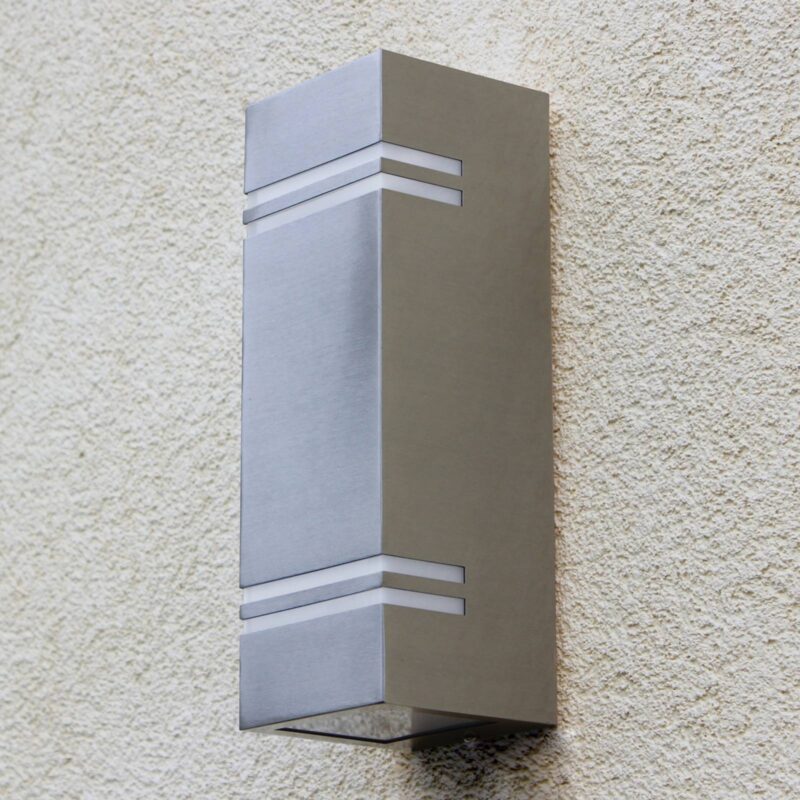 Levné svítidlo od značky Eco-Light nerez/bílá satinovaná nerezová ocel/polykarbonát