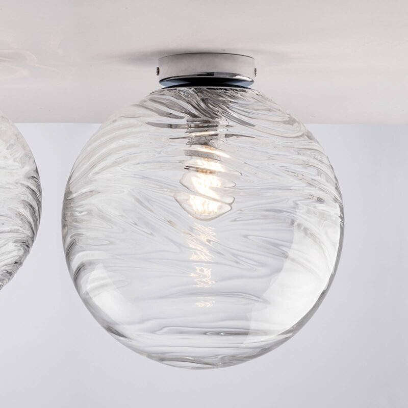 Levné svítidlo od značky Eco-Light chrom/čirý sklo/kov
