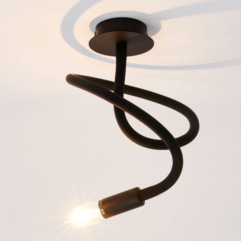 Levné svítidlo od značky Eco-Light černá Kov/silikon