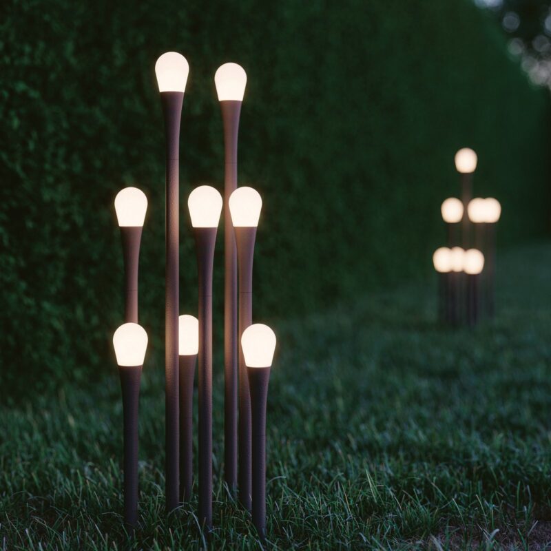 Levné svítidlo od značky Eco-Light černá matná/bílá Hliníkový tlakový odlitek/plast odolný proti povětrnostním vlivům