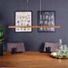 Levné svítidlo od značky Eco-Light Světlé dřevo Dřevo/hliník