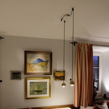 Levné svítidlo od značky Egger Licht mosaz Hliník