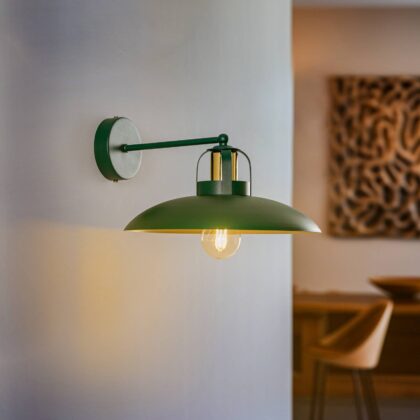Levné svítidlo od značky Eko-Light zelená/zlatá kov