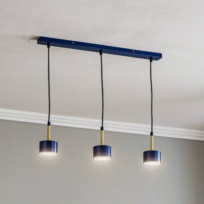 Levné svítidlo od značky Eko-Light tmavě modrá/zlatá kov