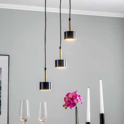 Levné svítidlo od značky Eko-Light tmavě modrá/zlatá kov