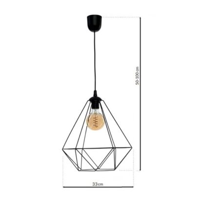 Levné svítidlo od značky Eko-Light černá kov