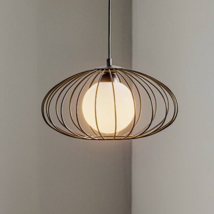 Levné svítidlo od značky Eko-Light černý; opálový ocel/sklo