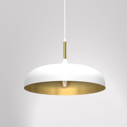 Levné svítidlo od značky Eko-Light bílá/zlatá kov