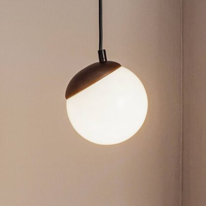 Levné svítidlo od značky Eko-Light opálová/černá sklo/ocel