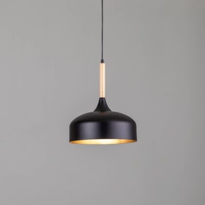 Levné svítidlo od značky Eko-Light černá/světlé dřevo kov/dřevo