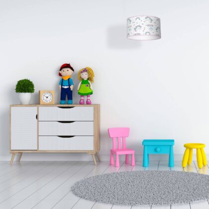 Levné svítidlo od značky Eko-Light bílá/rozmanitá PVC/ocel