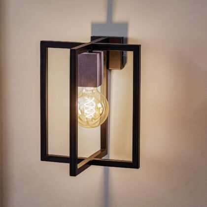 Levné svítidlo od značky Eko-Light černá/světlé dřevo ocel/dřevo