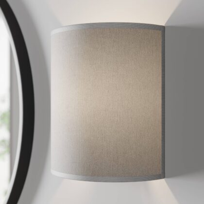 Levné svítidlo od značky Euluna šedá Textil