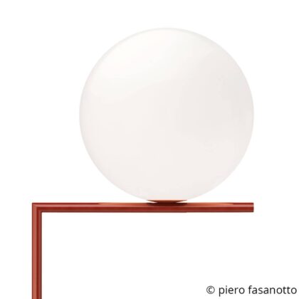 Levné svítidlo od značky FLOS opálově bílá/burgundská červená ocel/sklo