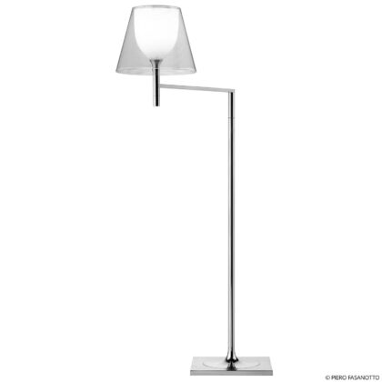Levné svítidlo od značky FLOS chrom/transparentní PMMA/polykarbonát/hliník