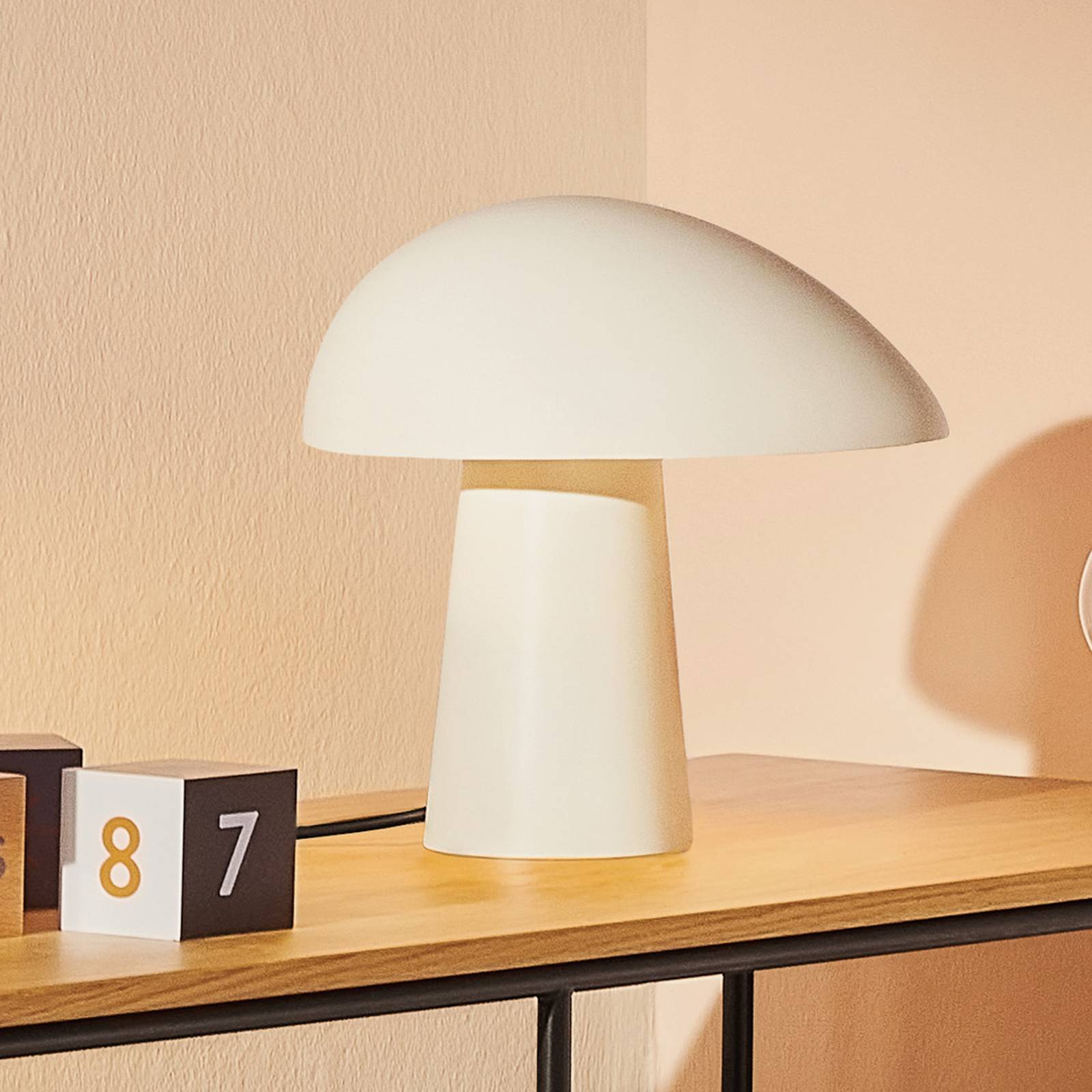 Levné světlo FRITZ HANSEN Night Owl stolní lampa Levné svítidlo od značky FRITZ HANSEN kouřová bílá hliník/polykarbonát
