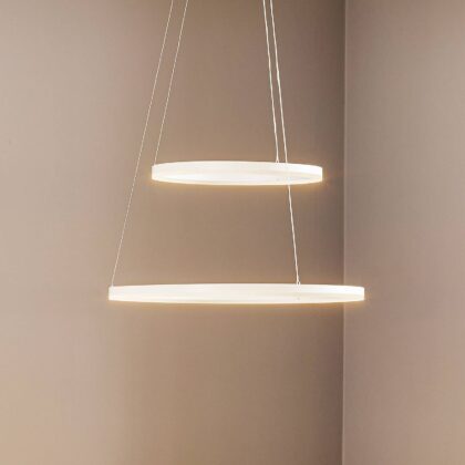 Levné svítidlo od značky Fabas Luce bílá kov/metakrylát