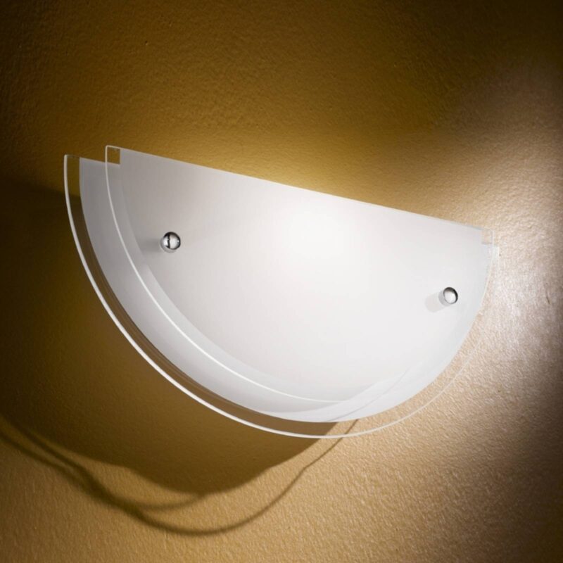 Levné svítidlo od značky Fabas Luce bílá/stříbrná sklo/kov