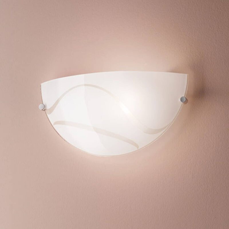 Levné svítidlo od značky Fabas Luce bílé kov/sklo