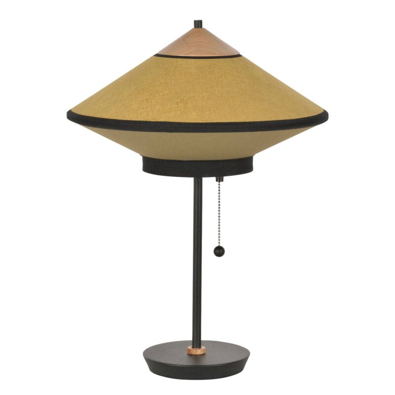 Levné svítidlo od značky Forestier bronz/bílá/černá kov/samet/len