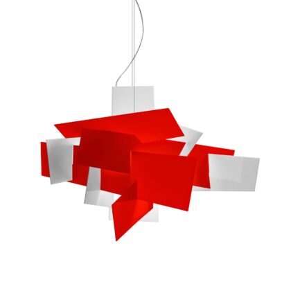 Levné svítidlo od značky Foscarini červená methakrylát/hliník lakovaný