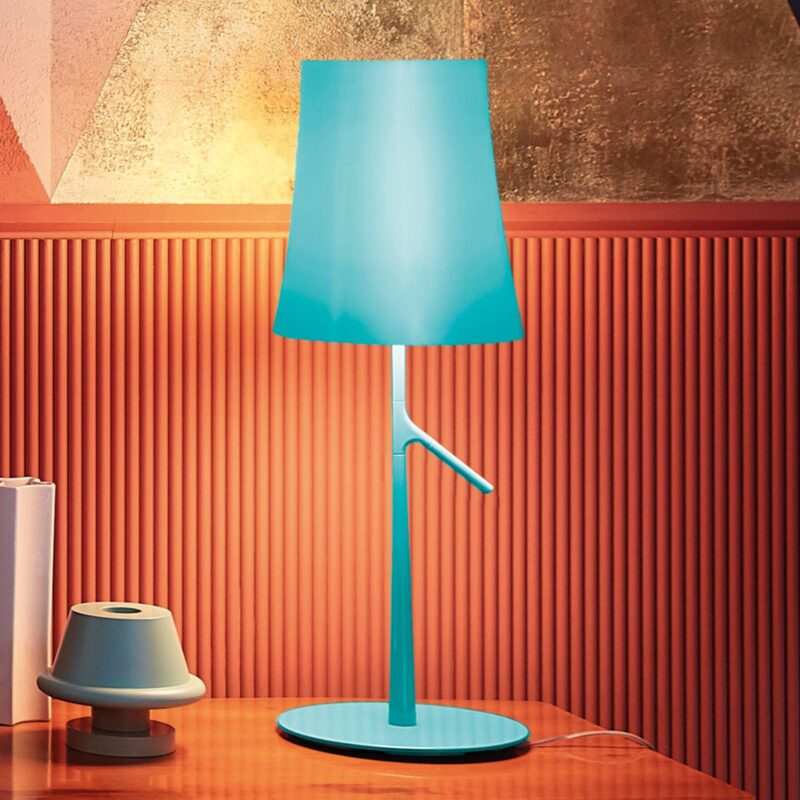 Levné svítidlo od značky Foscarini akvamarínová polykarbonát/ocel lakovaná/kov