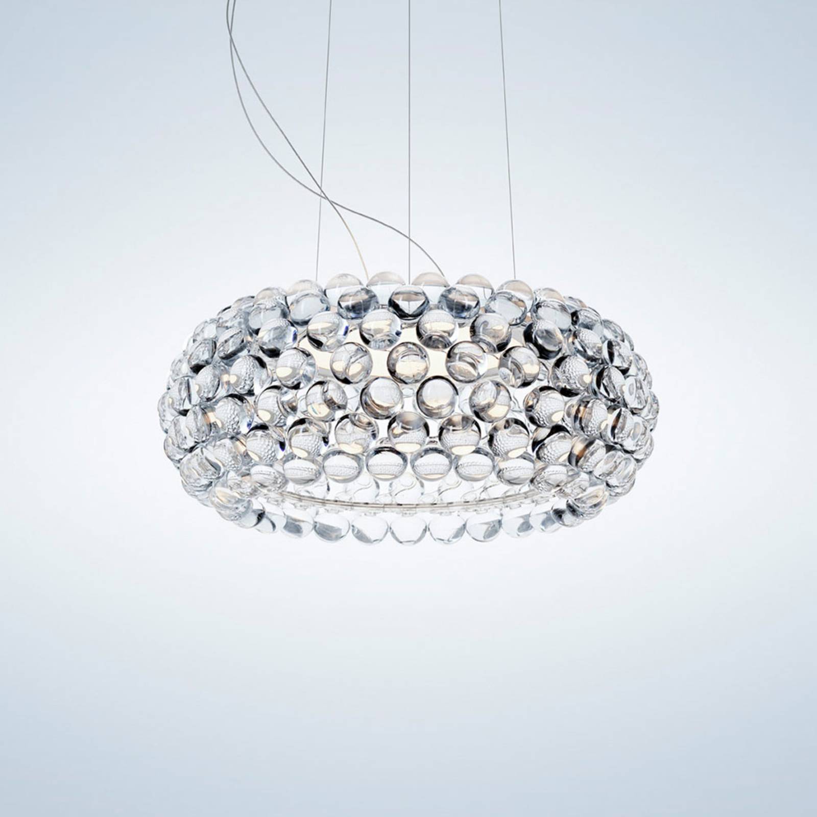 Levné světlo Foscarini Caboche Plus media MyLight CCT čirá Levné svítidlo od značky Foscarini transparentní foukané opálové sklo/PMMA plast/ocel/hliník