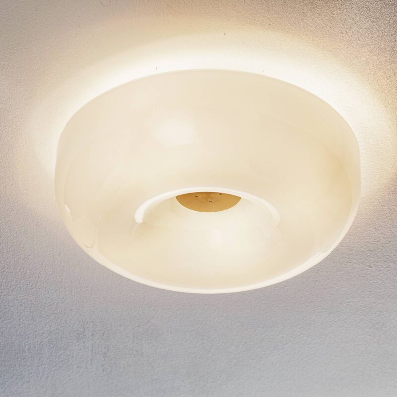 Levné svítidlo od značky Foscarini bílá sklo foukané/kov