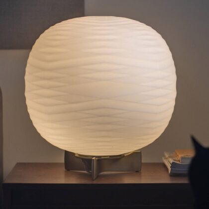 Levné svítidlo od značky Foscarini bílá satinovaná/zlatá satinovaná sklo foukané/kov