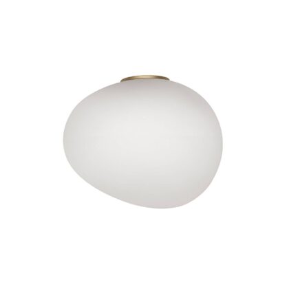 Levné svítidlo od značky Foscarini bílá satinovaná/grafit ručně foukané sklo/kov
