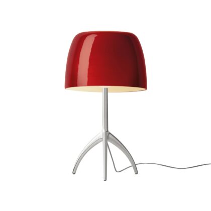 Levné svítidlo od značky Foscarini třešňově červená/hliník foukané sklo/hliník