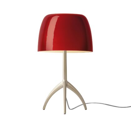 Levné svítidlo od značky Foscarini třešňově červená/krémová foukané sklo/hliník