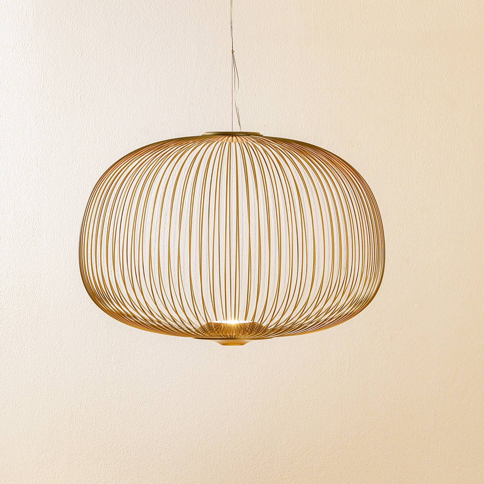 Levné světlo Foscarini MyLight Spokes 3 LED závěsné Levné svítidlo od značky Foscarini zlatý ocel lakovaná/hliník
