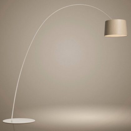 Levné svítidlo od značky Foscarini šedá (krémová)/dřevo světlé javorové dřevo bělené/kompozitní materiál ze skleněných vláken/plast/hliník