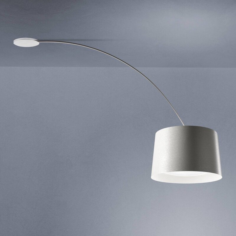 Levné svítidlo od značky Foscarini bílá kompozitní materiál ze skleněných vláken/PMMA/polykarbonát/kov