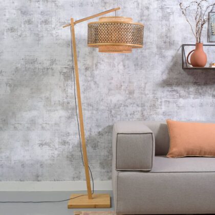 Levné svítidlo od značky Good & Mojo přírodní bambus/textil