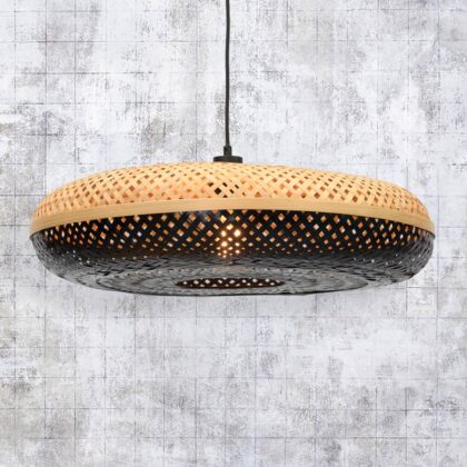 Levné svítidlo od značky Good & Mojo přírodní/černá Bambus/železo/textil